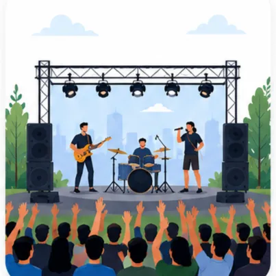 Outdoor event AV rental